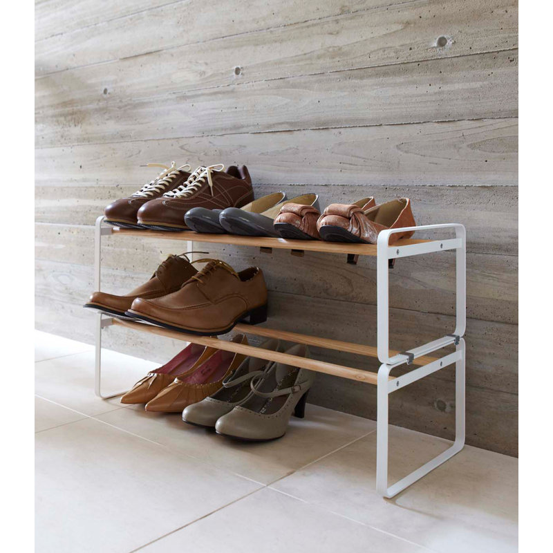 Yamazaki Home Shoe Rack, Steel, Expandable, Stackable & Reviews AllModern